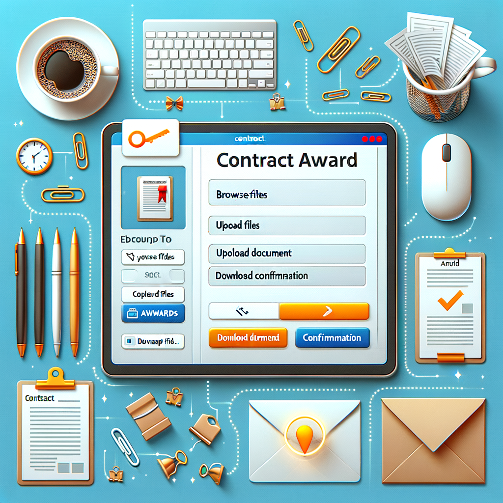 Uploading Contract Award Details in the e-Tendering Portal